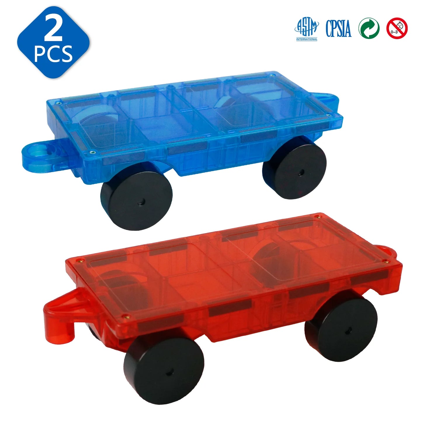 Magnets Building Blocks 3D Diamond Magnetic Tiles Cars Construction Set Stem Educational Toys for Kids Boy Girl Ages 3 4 5 6 7 8