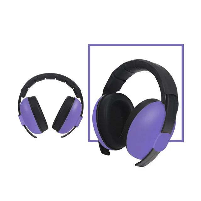 Baby Ear Protection Noise Cancelling Headphones 2-in-1 Convertible Design Noise Reduction Earmuffs for Infant Improves Sleep