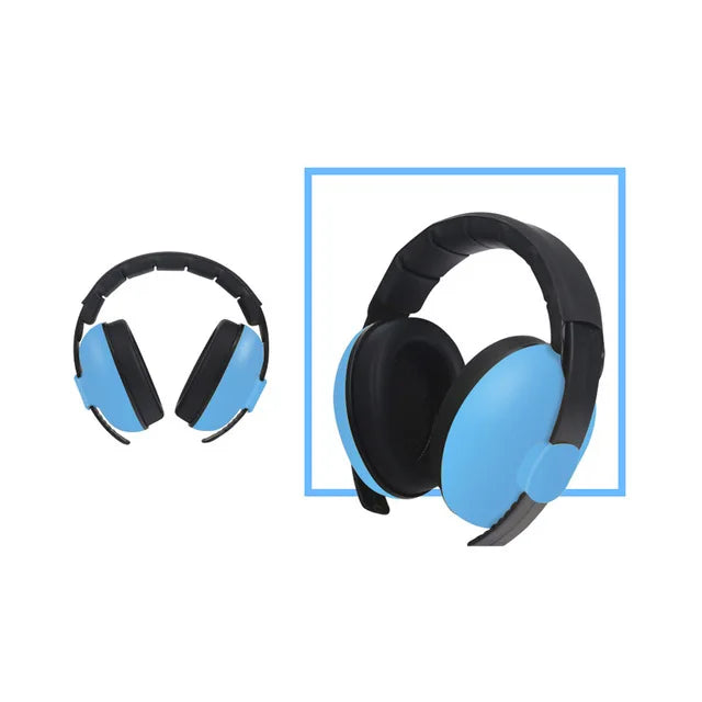 Baby Ear Protection Noise Cancelling Headphones 2-in-1 Convertible Design Noise Reduction Earmuffs for Infant Improves Sleep