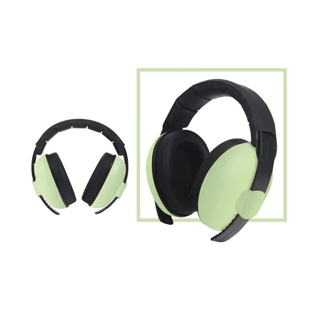 Baby Ear Protection Noise Cancelling Headphones 2-in-1 Convertible Design Noise Reduction Earmuffs for Infant Improves Sleep