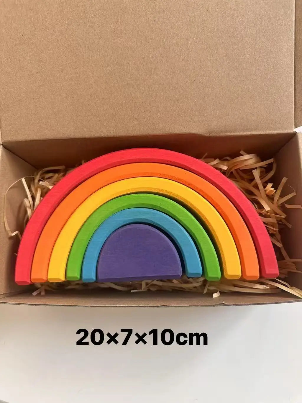Rainbow Arch Stacking Blocks - Waldorf STEAM Learning Toy Set – ZeeNuh