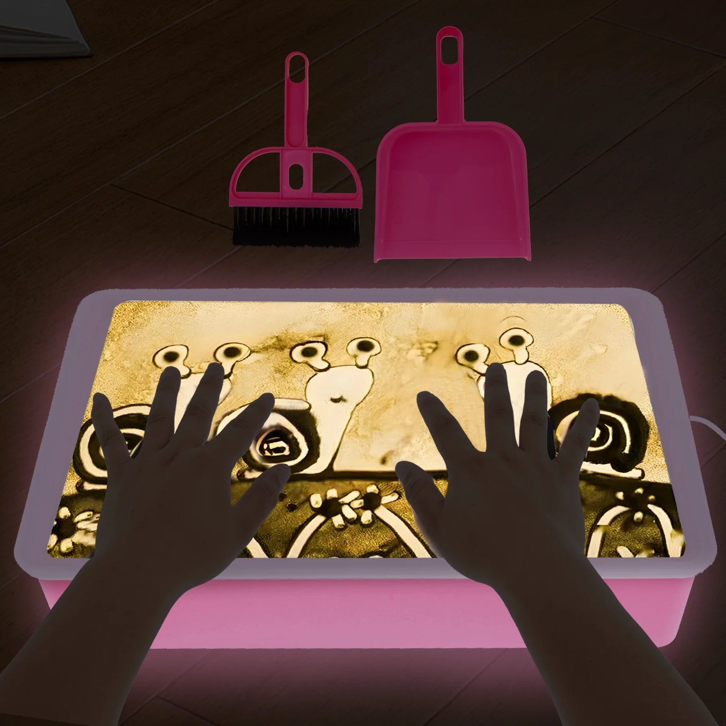 Sand Painting Light Box - Creative Art Table for Kids