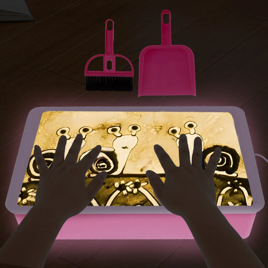 Sand Painting Light Box - Creative Art Table for Kids