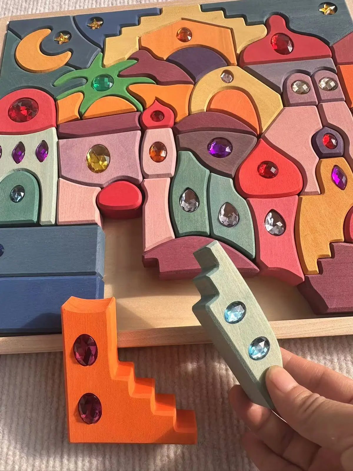 Rainbow Arch Stacking Blocks - Waldorf STEAM Learning Toy Set – ZeeNuh
